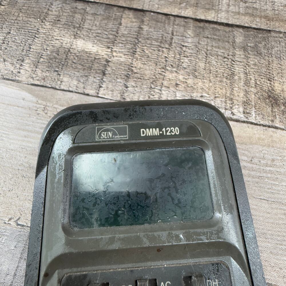 Sun DMM-1230 Digital Multimeter Untested AS IS - Picture 11 of 12